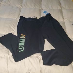 Hurley NWT  MENS lazy daze pant black sz Large